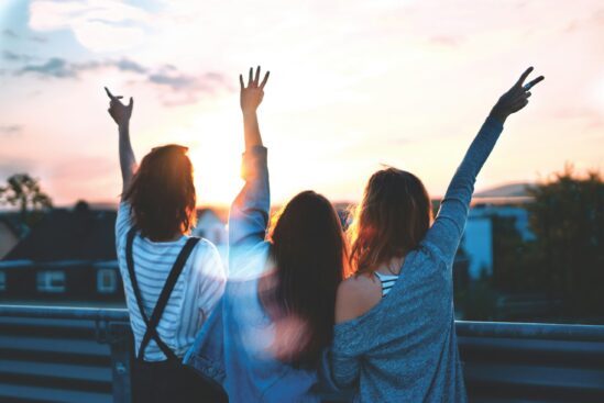 Happy people